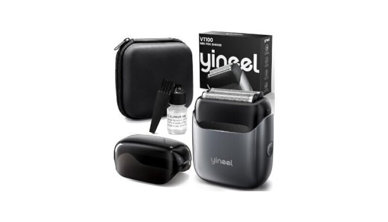 Yineel VT100 Electric Foil Shaver for Men - Sleek, Portable, High-End Design