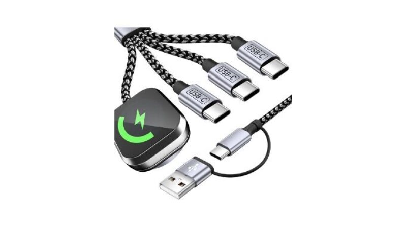 4-in-2 Charging Cable for Phone Watch - Multi-Device Charger