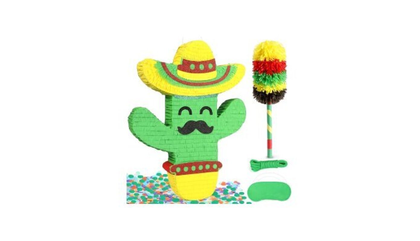 Cactus Pinata for Cinco De Mayo Fiesta Party Decorations