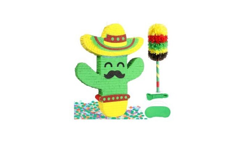Cactus Pinata for Cinco De Mayo Fiesta Party Decorations