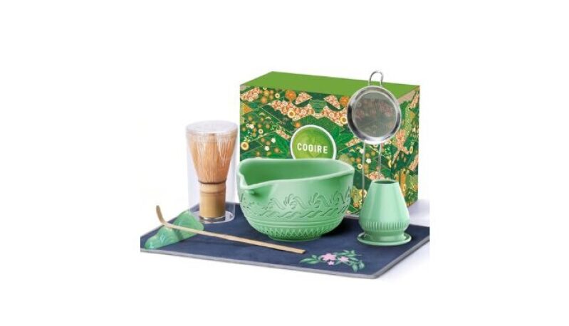 COOIRE 510mL Matcha Whisk Set: Ultimate Japanese Tea Ceremony Kit