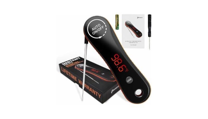 Instant Read Meat Thermometer - Paysean for Grilling, BBQ, Candy, Liquid, Beef