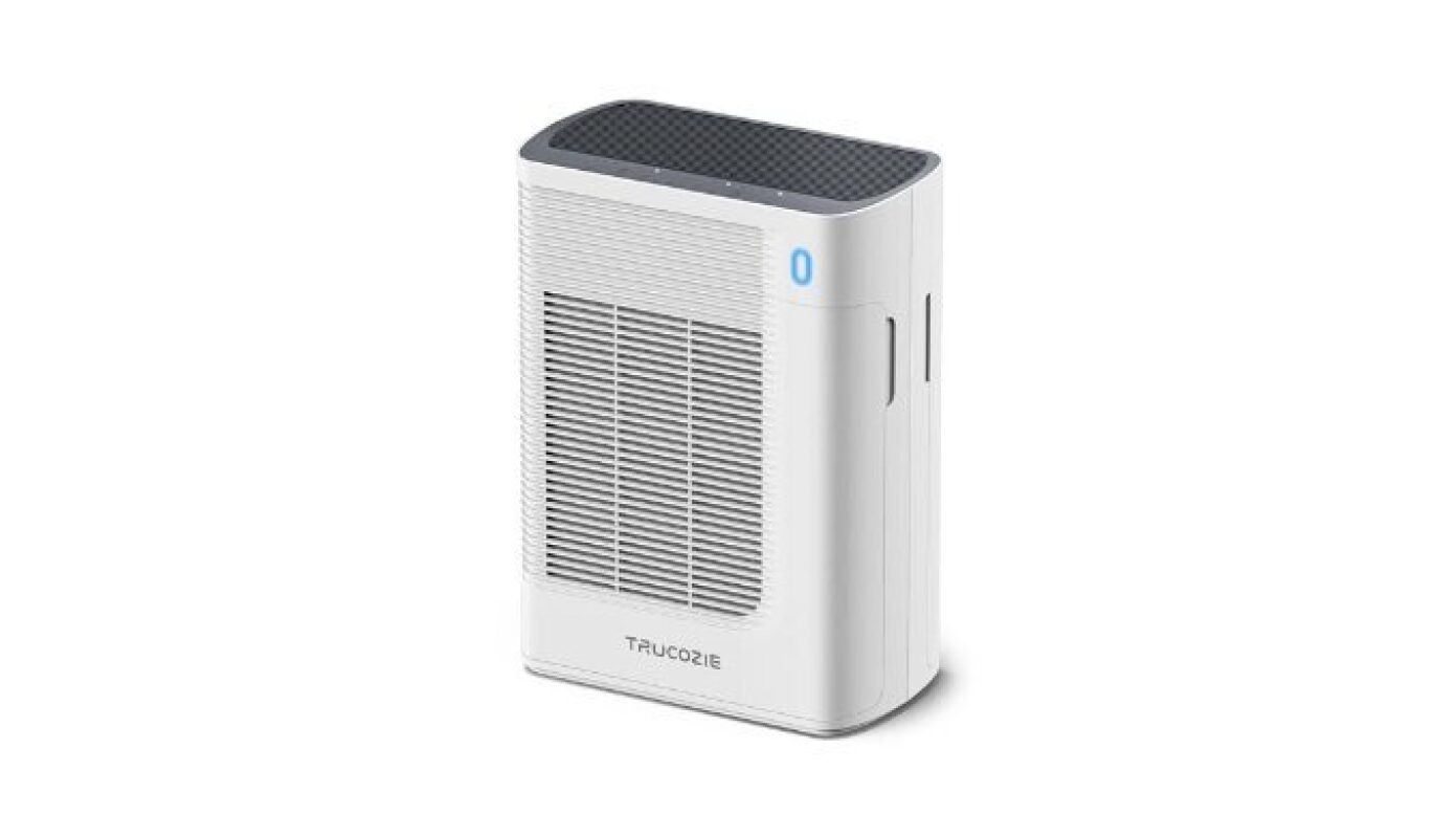 Trucozie T356 White Air Purifier: Premium Home Air Cleaner for Large Spaces