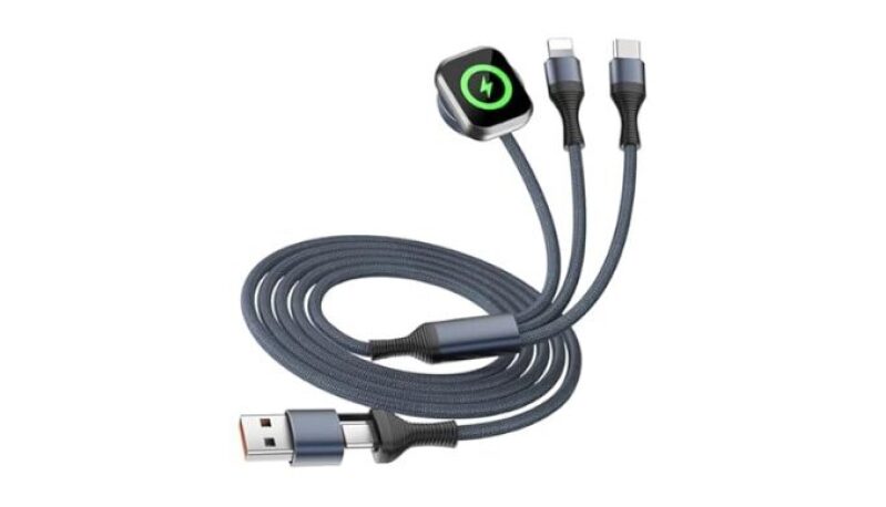 3-in-2 Multi Charging Cable 4FT - Smart Charging Solution