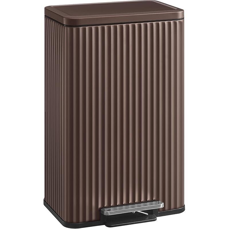 Elegant 13-Gallon Trash Can with Soft Close Lid