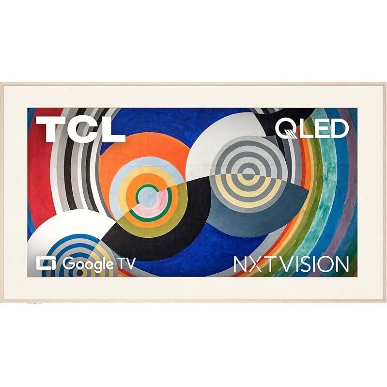 TCL 65A300W 65-Inch 4K QLED NXTVISION Picture Frame Canvas Art TV