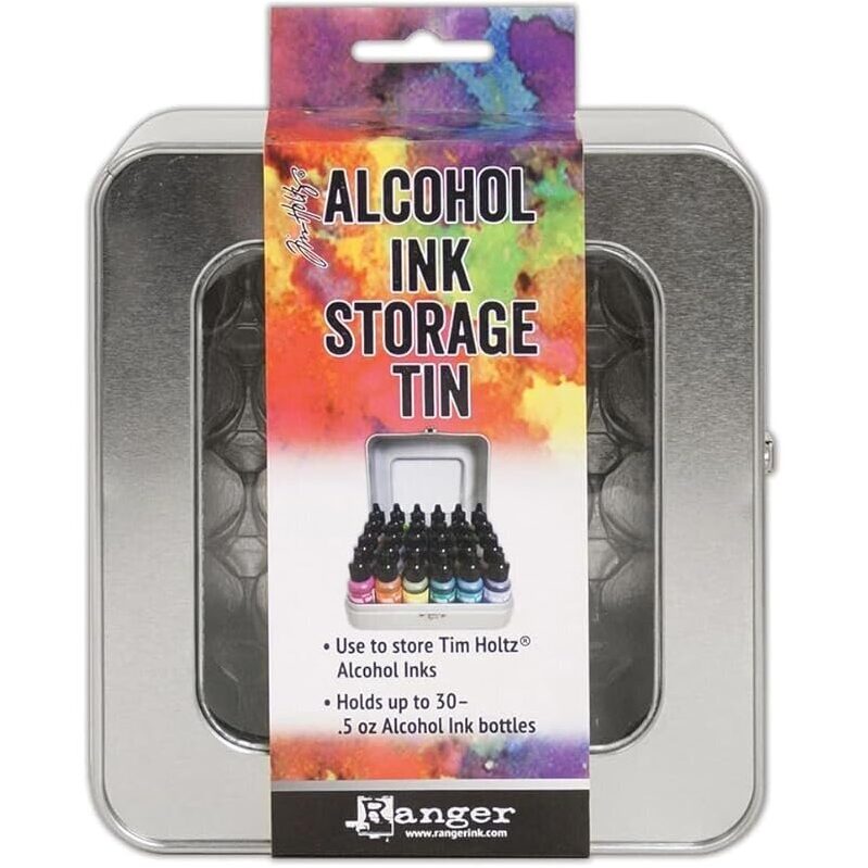 Organize Your Alcohol Inks with Ranger Tim Holtz Storage Tin