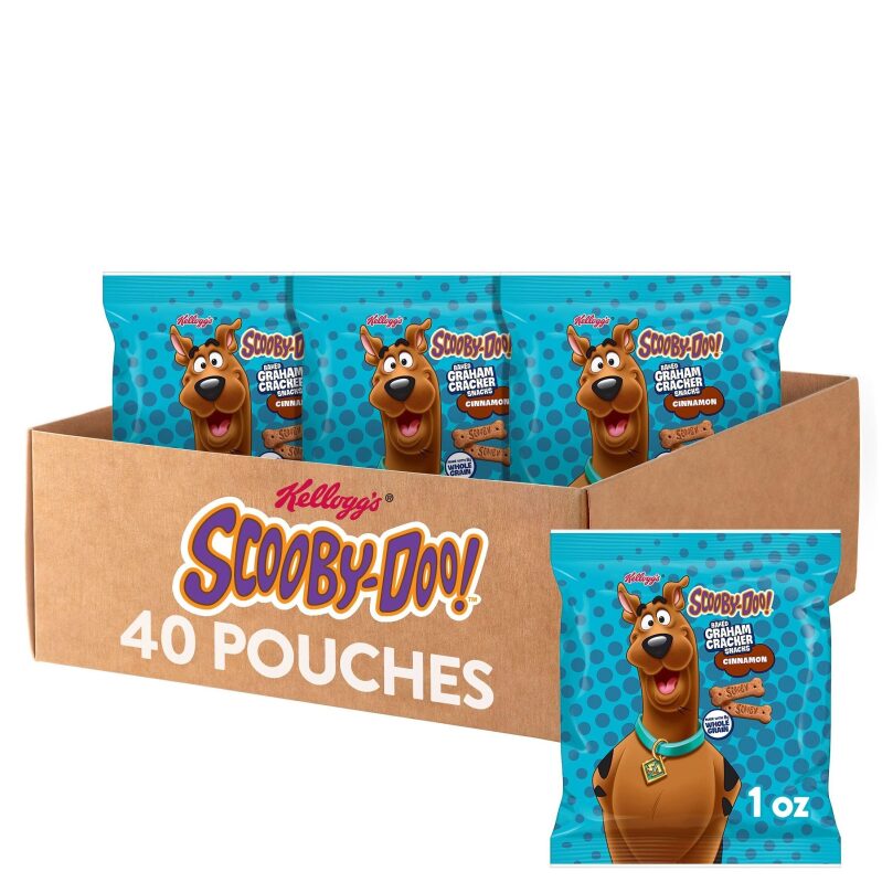 Kellogg's Scooby-Doo Baked Graham Cracker Snacks - Family Fun Pack