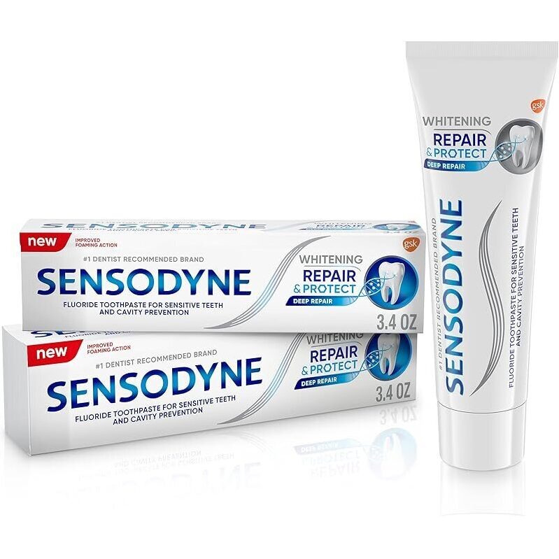 Buy 2-Pack Sensodyne Repair and Protect Whitening Toothpaste for Sensitive Teeth