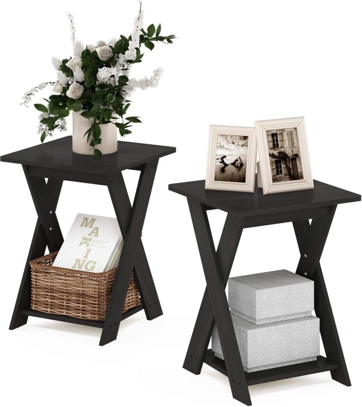 2-Pack Modern Simplistic End Table Set - Versatile & Space-Friendly