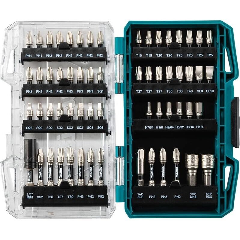 Makita Impact XPS 60 Piece Impact Bit Set - Durable and Long-Lasting