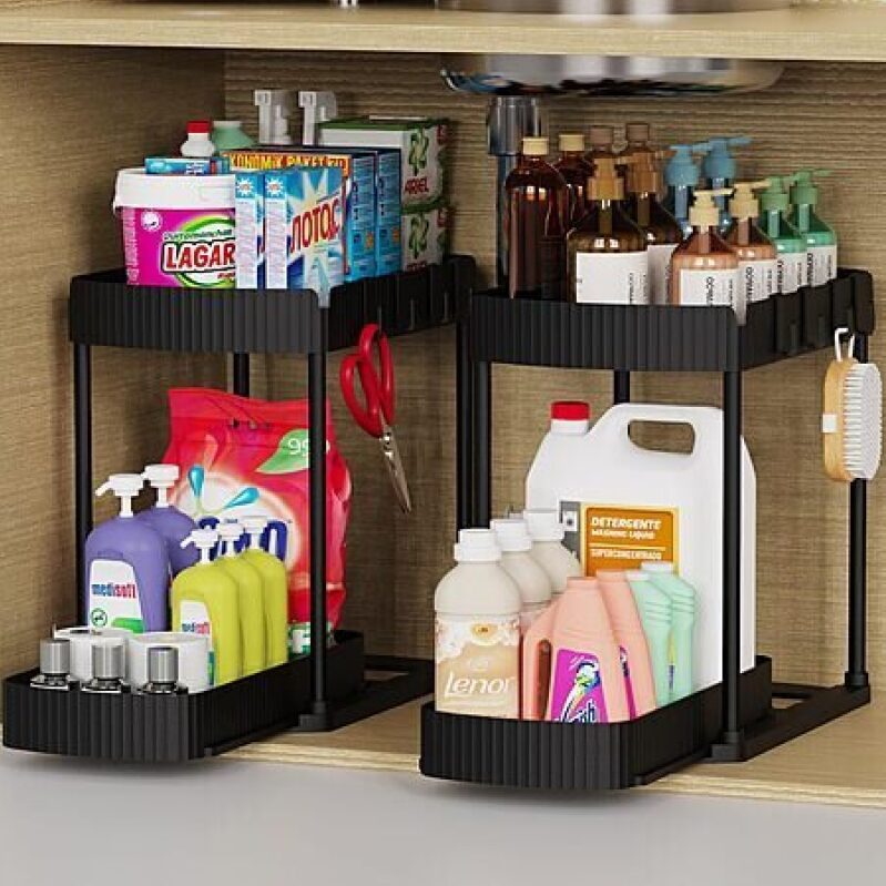 Maximize Your Kitchen Storage with Ukeetap Pull-Out Organizers
