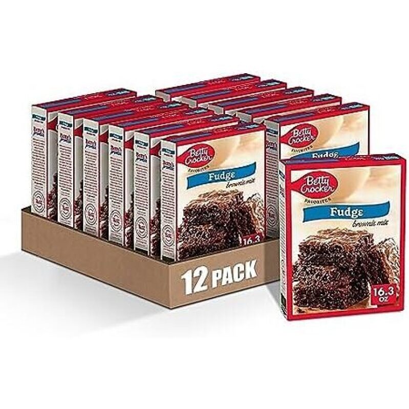 Betty Crocker Fudge Brownie Mix 12-Pack - Ultimate Baking Value