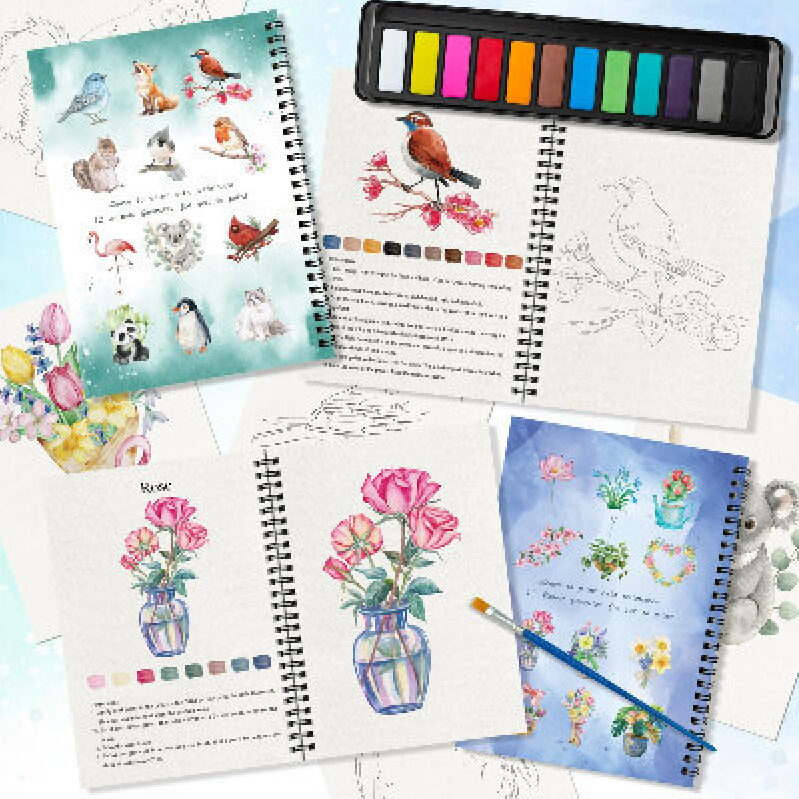 Elfew Watercolor Workbooks: Perfect for Creative Expression