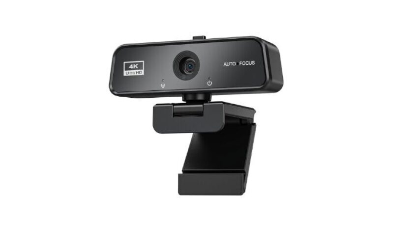 4K Autofocus Webcam with 90° Wide Angle Lens - Perfect for Zoom Meetings & Remote Work