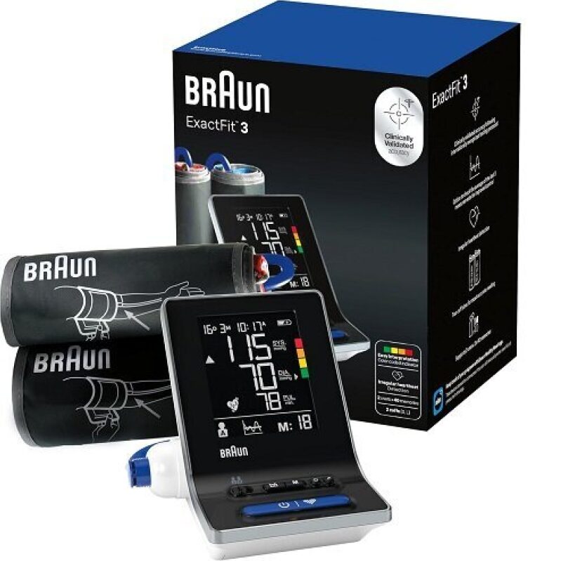 Affordable Braun ExactFit 3 Upper Arm Blood Pressure Monitor - Smart Deal