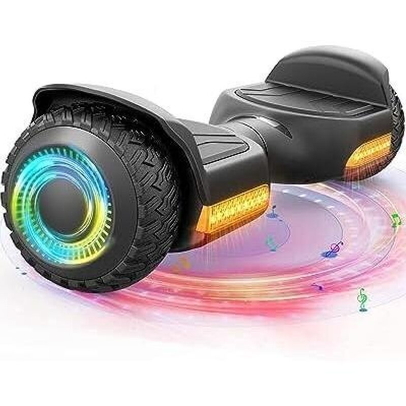 Gyroor Hoverboard G13 All Terrain Hoverboard with LED Lights & 500W Motor - 61% OFF