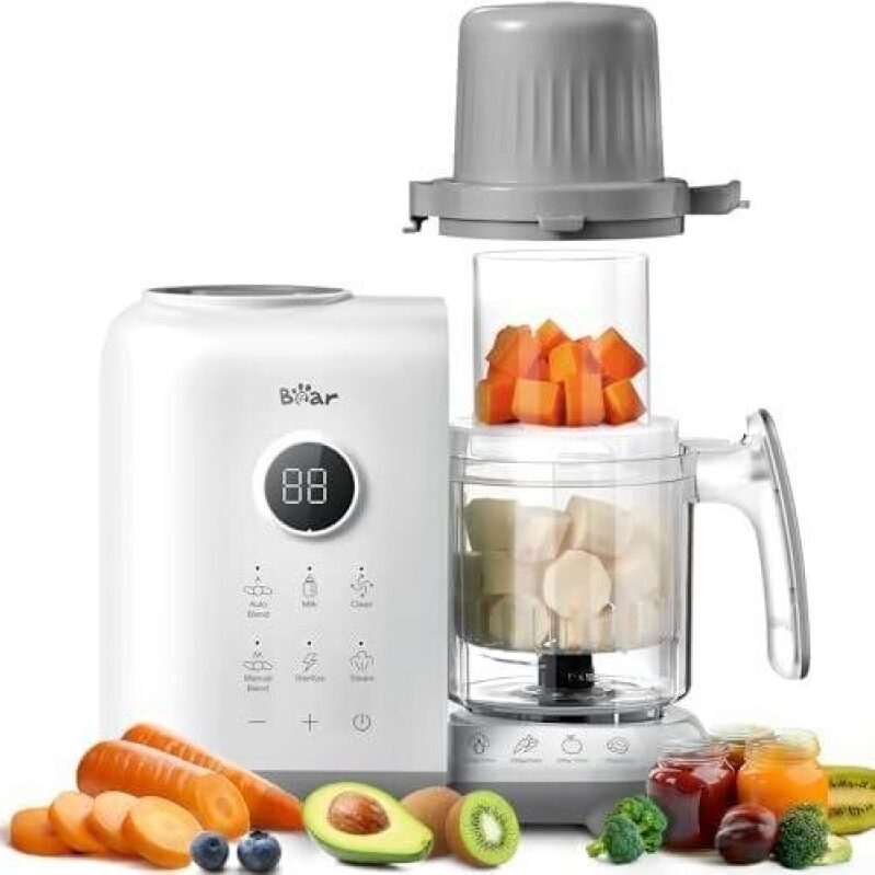Bear Baby Food Maker - Steam & Blend in One, 56% OFF