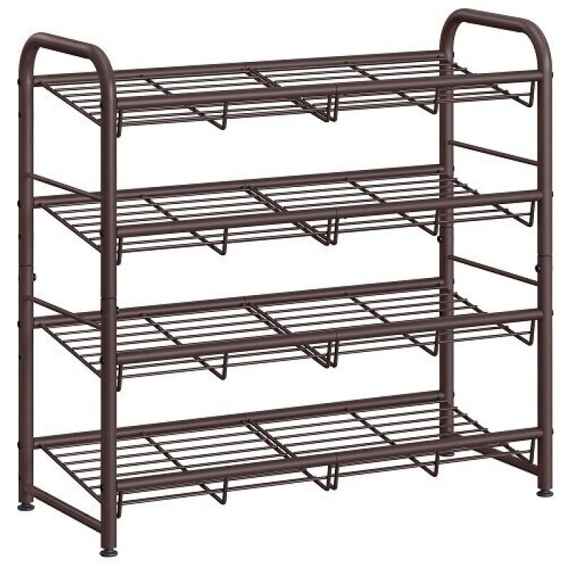 Best Deal on SONGMICS 4-Tier Metal Shoe Rack - Save Space
