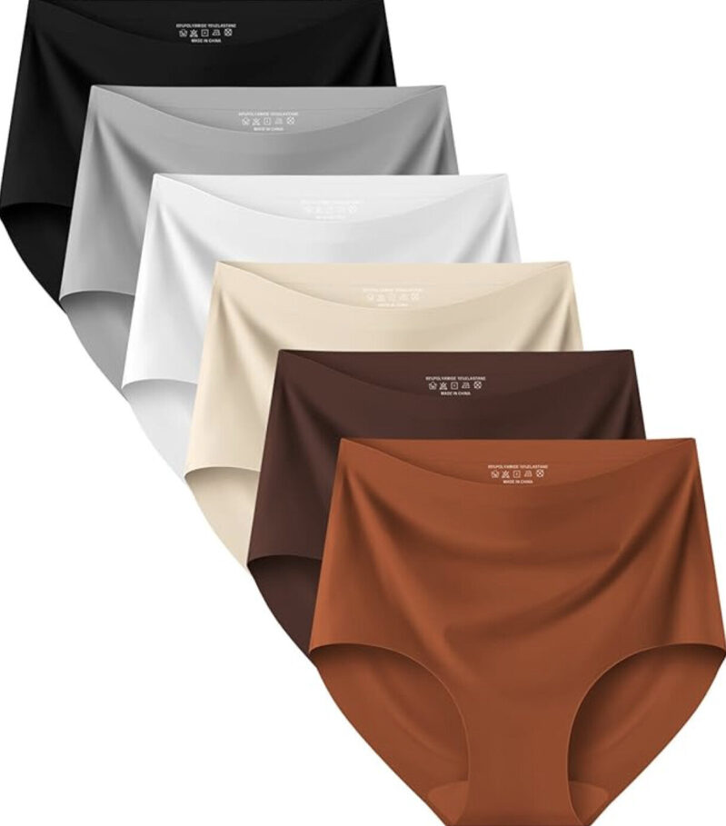 6-Pack Women's Seamless Cotton Underwear - Prime Free Shipping