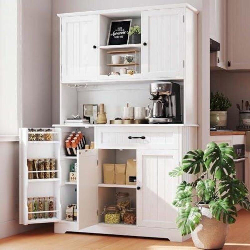 67-Inch Storage Cupboard with Doors - 40% Discount
