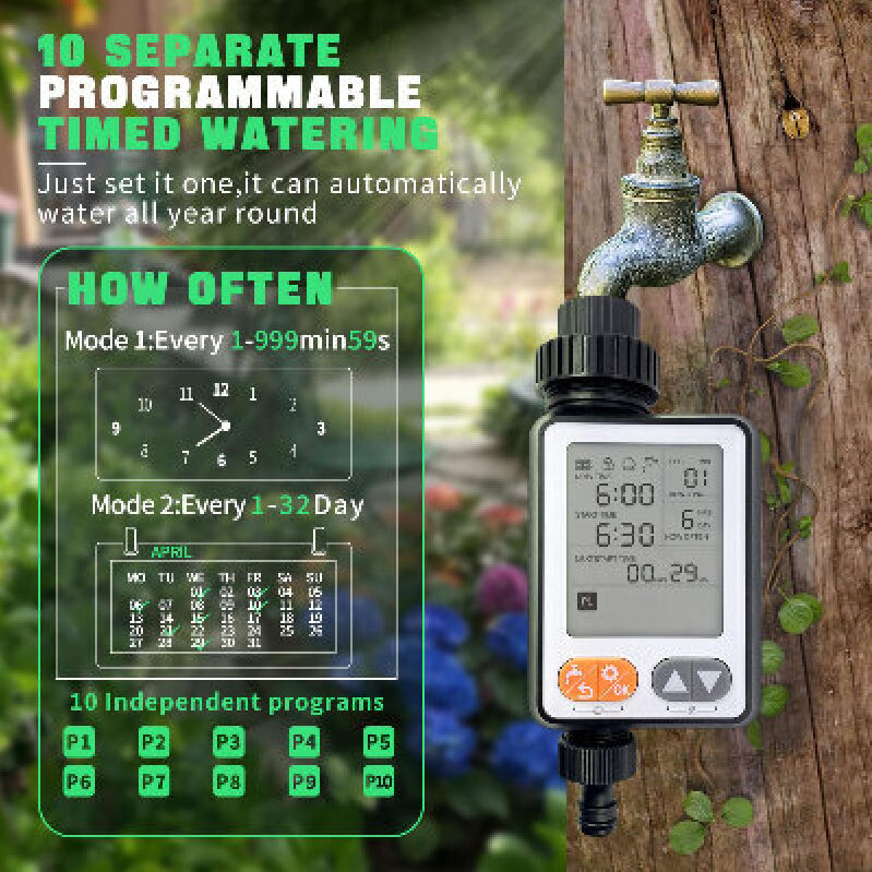 Programmable Timer Watering System for Garden Hose - Smart Water Management