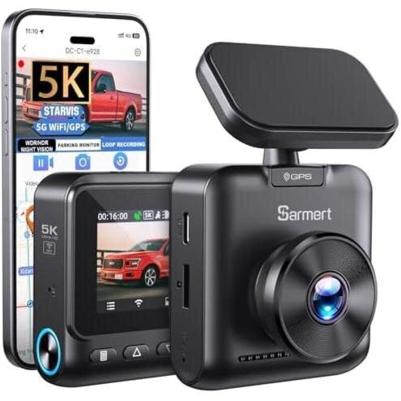 Sarmert C1/5K Sony Sensor Car DVR Recorder - 58% Discount
