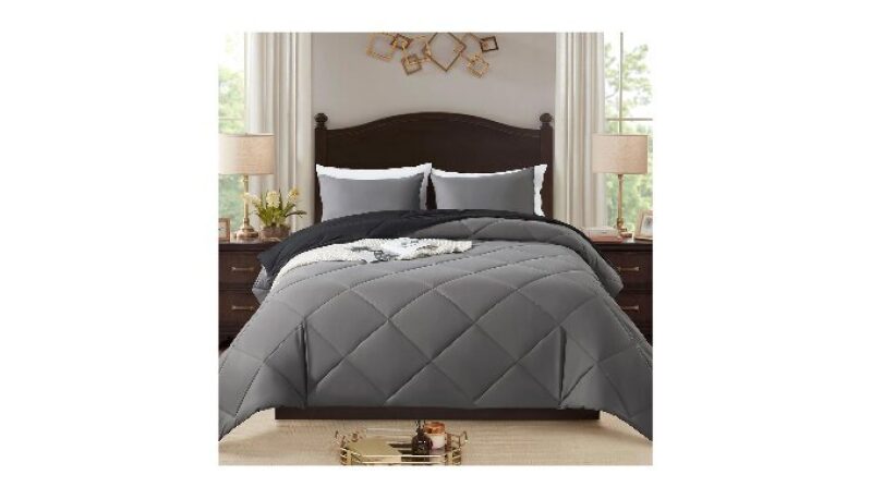 3-Piece King Comforter Set, All-Season Bedding