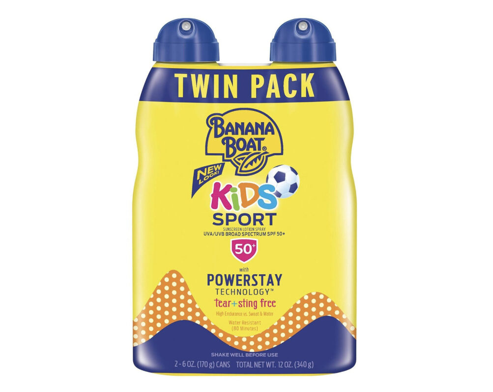 Banana Boat Kids Sport Sunscreen Spray Twin Pack - Prime Exclusive Deal