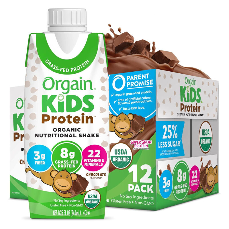 Orgain Organic Kids Protein Shake - Chocolate Flavor