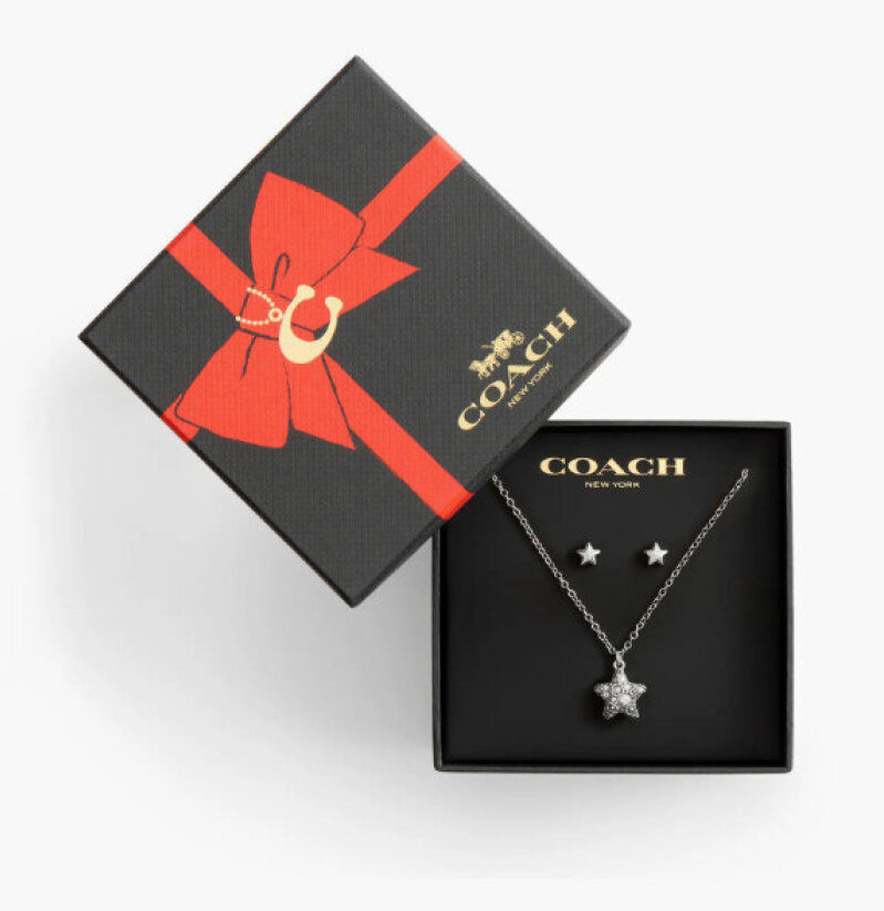 Elegant Crystal Embellished Necklace and Earring Set - $49.99 Post-Discount