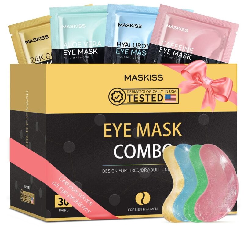 Maskiss Eye Mask Combo Set - Revitalize Your Eyes with 30 Pairs