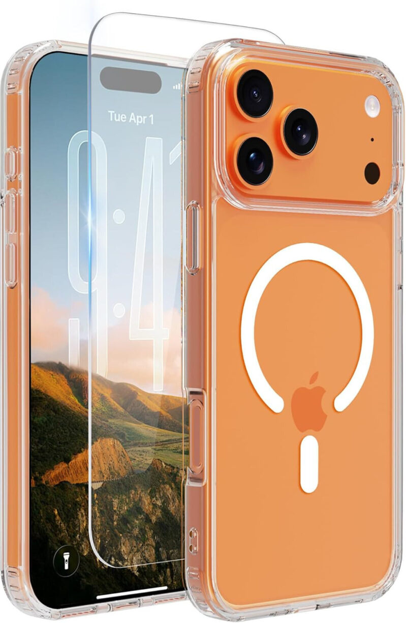 Affordable iPhone 17 Pro Max Transparent Magnetic Case