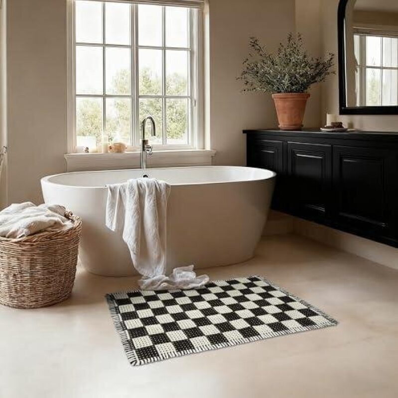 Double Size Bath Mat - 2x3ft Non-Slip, Quick-Drying, 50% Off