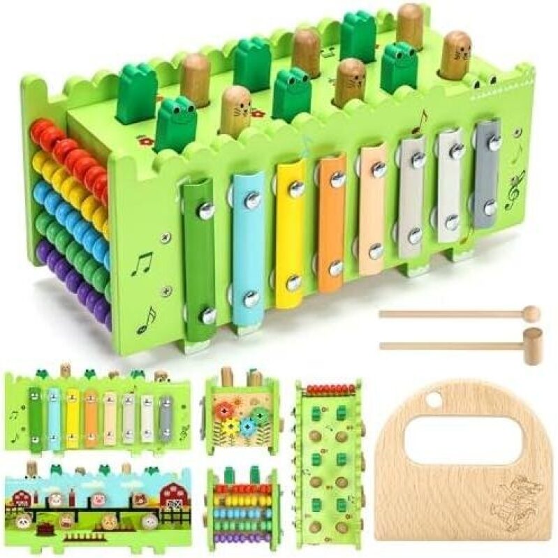 Wooden Multi-Function Crocodile Baby Toy Box with 62% Discount