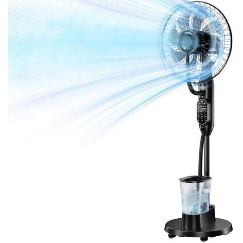 2026 Upgraded Nine-Speed Three-Spray Floor Fan - 65% Discount