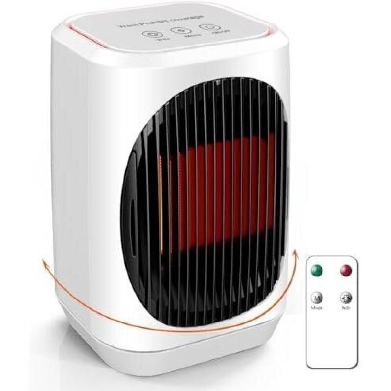 70° Oscillation 1500W Ceramic Heater - 57% OFF
