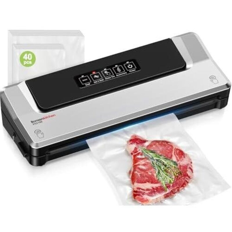 Bonsenkitchen Vacuum Sealer: Compact & Efficient, Save 52% Now!