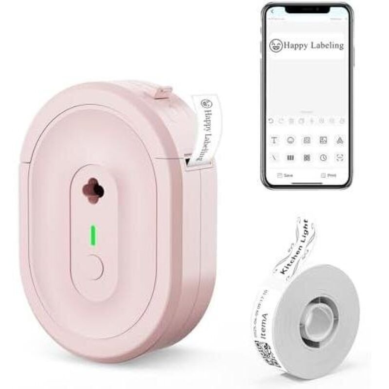 Portable Bluetooth Label Printer - 57% Off