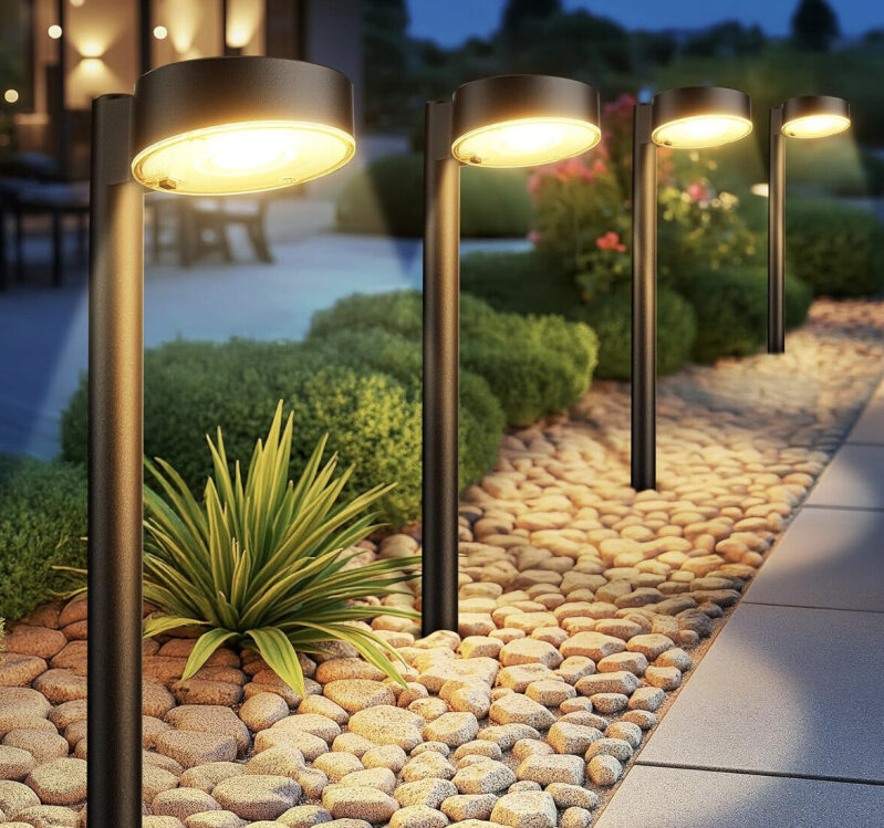 Outdoor Solar Path Lights - 8 Pack, Prime Eligible