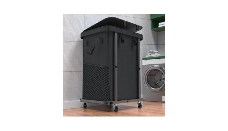 High-Grade 40 Gal Laundry Basket with Wheels - Durable, Multi-Functional