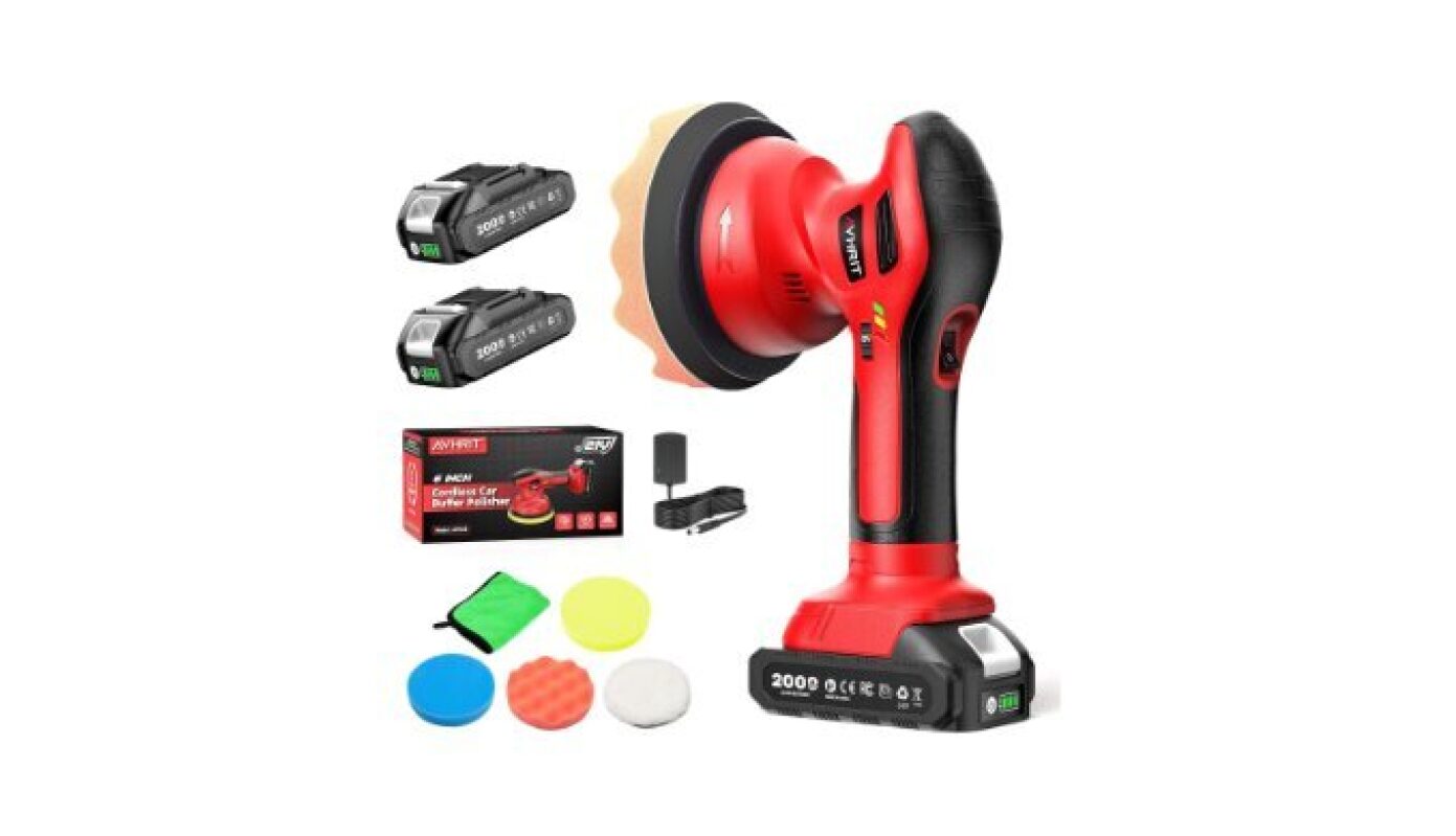 Cordless Car Buffer Polisher Kit - Efficient, Lightweight, Dual-Action