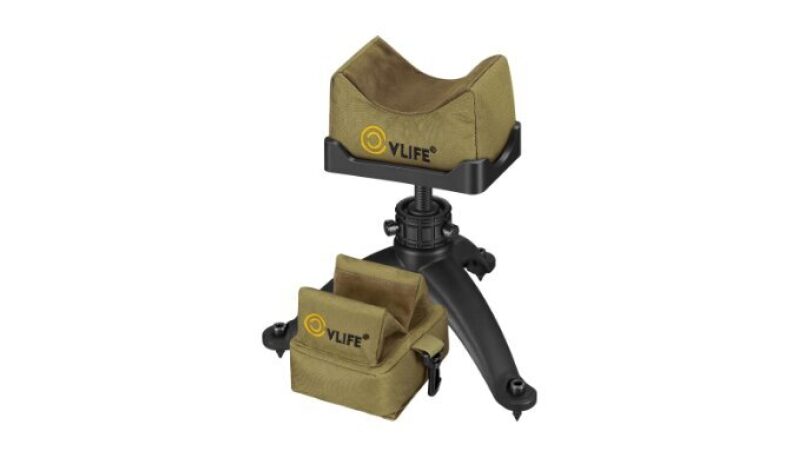 VLIFE Shooting Rest Tripod: Lightweight, Adjustable Gun Rifle Rest for Range Shooting