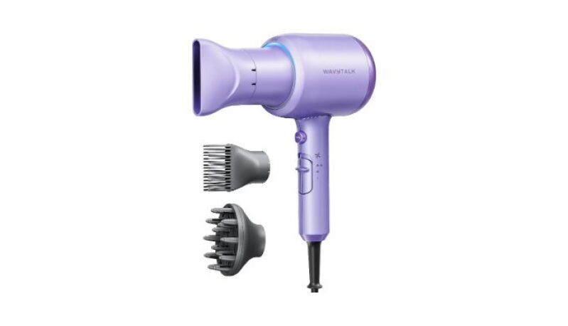 Wavytalk Ionic Hair Dryer with Diffuser and Comb Attachments