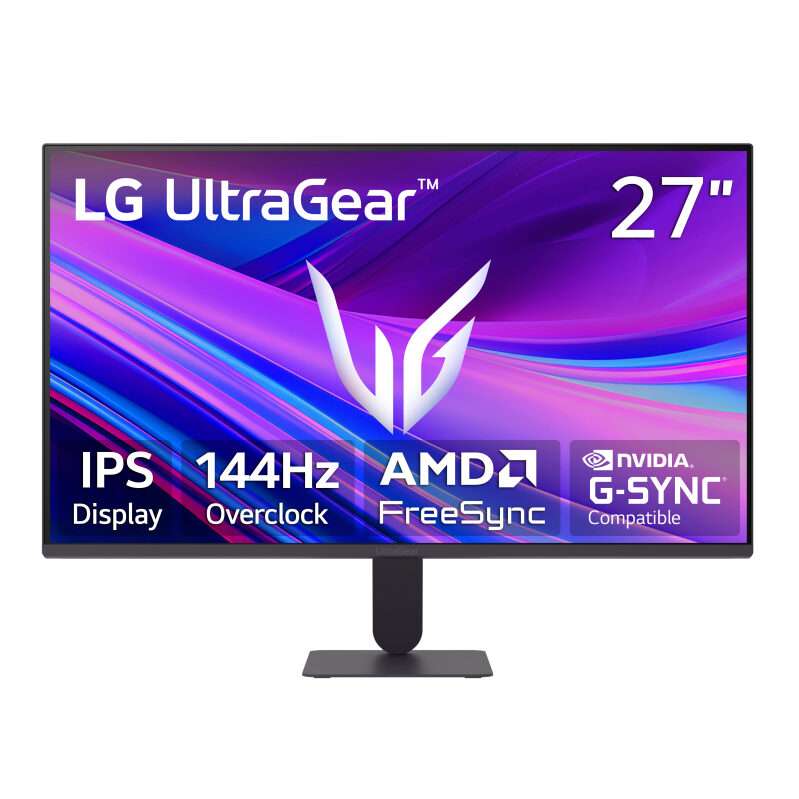 LG 27G411A-B 27-in UltraGear FHD 144Hz Overclock Gaming Monitor - High Performance Display