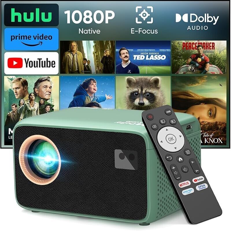 TMY 4K Projector with WiFi and Bluetooth: Perfect for Outdoor Movie Nights