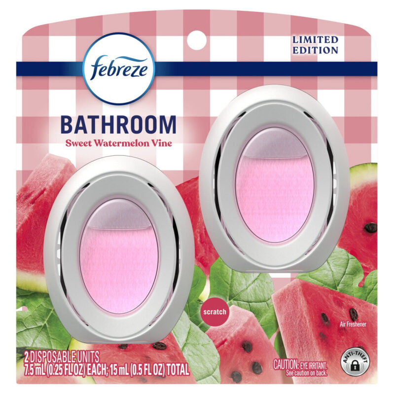 Febreze Bathroom Air Freshener Odor-Fighting Watermelon - Sweet Watermelon Vine