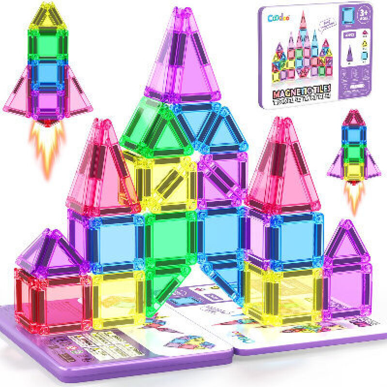 Coodoo Magnetic Building Blocks - Creative STEM Toy for Kids