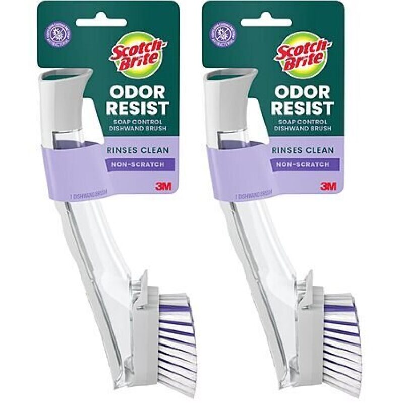 Scotch-Brite Advanced Soap Control Dishwand Brush Scrubber - 2-Pack