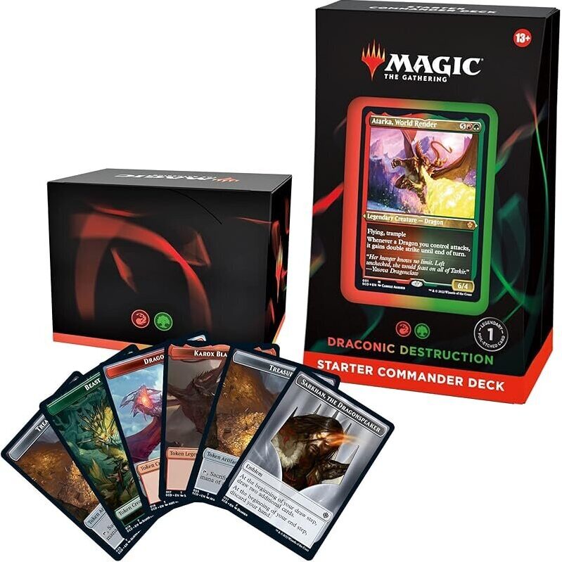 Magic: The Gathering Draconic Destruction Starter Commander Deck